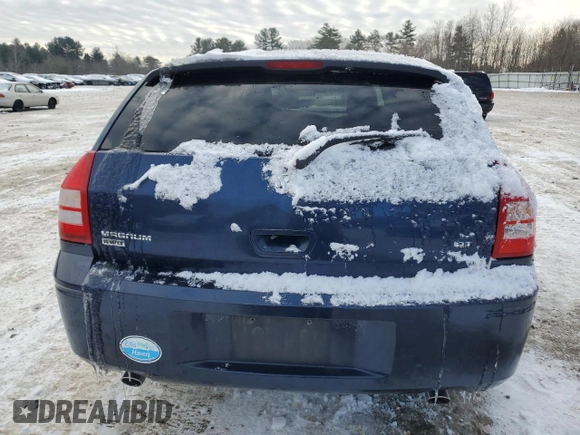 2005 Dodge Magnum R/T with VIN 2D4GZ582X5H638138, listed as a Copart auction lot 55430305 with 87,451 mi miles and Non Repairable. Bid and sale history available at DreamBid. Image 6.