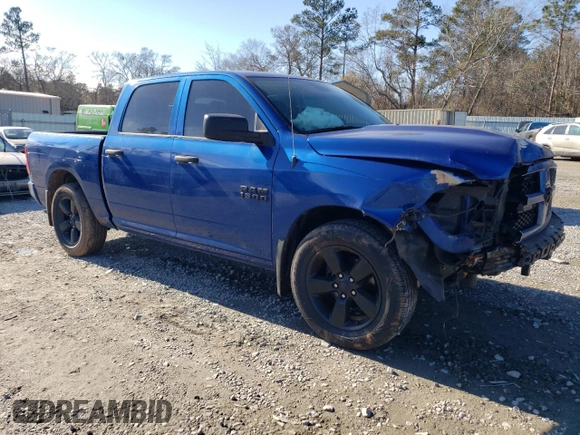 2018 Ram 1500 Tradesman with VIN 1C6RR6KG2JS285565, listed as a Copart auction lot 42364585 with 72,693 mi miles and Salvage title. Bid and sale history available at DreamBid. Image 4.