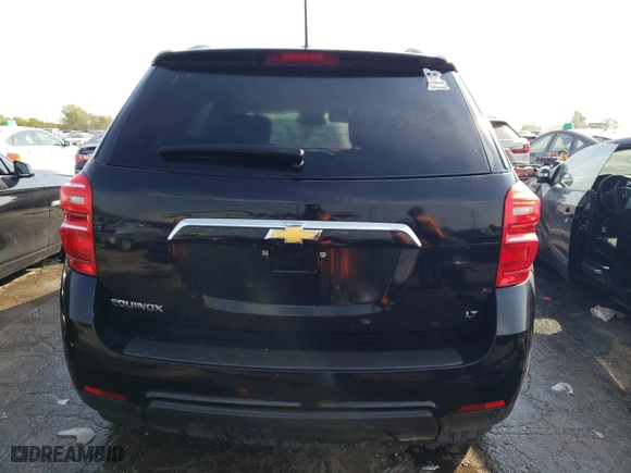 2017 Chevrolet Equinox LT with VIN 2GNALCEK9H6109428, listed as a Copart auction lot 74821594 with 999,999 mi miles and Clean Title. Bid and sale history available at carsss.com. Image 6.