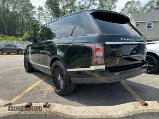 2015 Land Rover Range Rover HSE with VIN SALGS2VF1FA225878, listed as a Copart auction lot 61029065 with 143,000 mi miles and Clean title. Bid and sale history available at DreamBid. Image 2.