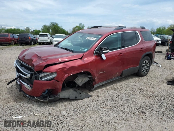 2020 GMC Acadia SLE z VIN 1GKKNRLSXLZ194214, wystawiony jako Copart lot #57032525 z przebiegiem 50 390 mil mil oraz Szkoda całkowita • Salvage title. Historia ofert i sprzedaży dostępna na DreamBid. Obrazek 1.