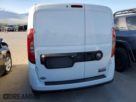 2017 Ram ProMaster City Cargo Tradesman SLT with VIN ZFBERFBB7H6E06837, listed as a Copart auction lot 44819214 with 60,530 mi miles and . Bid and sale history available at DreamBid. Image 6.