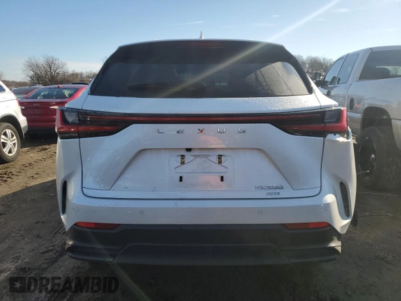 2022 Lexus NX with VIN JTJGGCEZXN2002785, listed as a Copart auction lot 86836424 with 27,913 mi miles and Salvage Title. Bid and sale history available at carsss.com. Image 6.