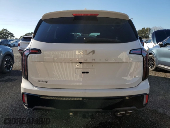 2024 Kia Telluride SX X-Line with VIN 5XYP5DGC6RG508522, listed as a Copart auction lot 81032314 with 14 mi miles and Salvage Title. Bid and sale history available at carsss.com. Image 6.