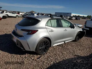 2023 Toyota Corolla Hatchback XSE with VIN JTNC4MBE3P3212414, listed as a Copart auction lot 72445644 with 8,155 mi miles and Salvage Title. Bid and sale history available at carsss.com. Image 3.