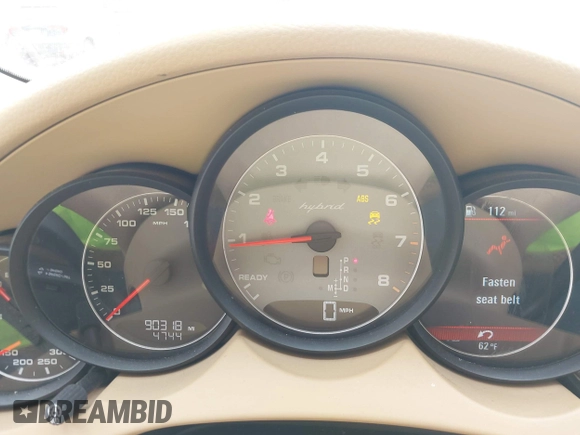 2012 Porsche Cayenne S Hybrid with VIN WP1AE2A25CLA90636, listed as a IAAI auction lot 41922089 with 90,318 mi miles and . Bid and sale history available at DreamBid. Image 7.