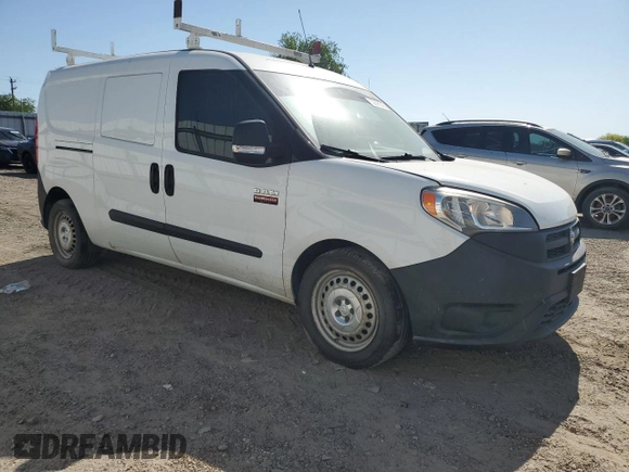 2018 Ram ProMaster City Cargo Tradesman with VIN ZFBERFAB7J6H82008, listed as a Copart auction lot 52996345 with 71,391 mi miles and Salvage Title. Bid and sale history available at DreamBid. Image 4.