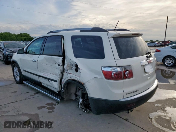2010 GMC Acadia SL with VIN 1GKLRKED7AJ131937, listed as a Copart auction lot 59162365 with Not provided miles and Salvage title. Bid and sale history available at DreamBid. Image 2.