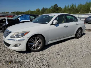 2012 Hyundai Genesis 4.6L with VIN KMHGC4DF8CU211239, listed as a Copart auction lot 52936855 with 214,730 mi miles and Salvage Title. Bid and sale history available at carsss.com. Image 1.