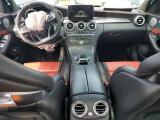 2016 Mercedes-Benz C 63 S AMG with VIN 55SWF8HBXGU104566, listed as a Copart auction lot 51460175 with 57,051 mi miles and Salvage title. Bid and sale history available at DreamBid. Image 8.