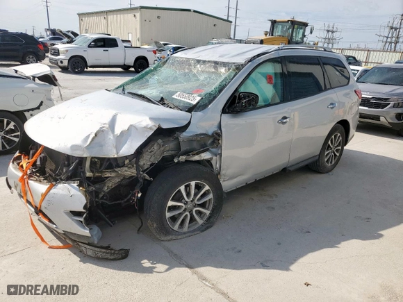 2013 Nissan Pathfinder SV with VIN 5N1AR2MN6DC633498, listed as a Copart auction lot 50550925 with 0 mi miles and Salvage Title. Bid and sale history available at carsss.com. Image 1.