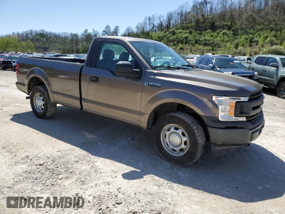 2018 Ford F-150 XL with VIN 1FTMF1EB6JKD46575, listed as a Copart auction lot 50521715 with 158,675 mi miles and Clean Title. Bid and sale history available at carsss.com. Image 4.