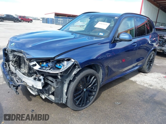 2022 BMW X5 xDrive40i with VIN 5UXCR6C05N9K88827, listed as a IAAI auction lot 41823531 with 66,021 mi miles and . Bid and sale history available at DreamBid. Image 2.