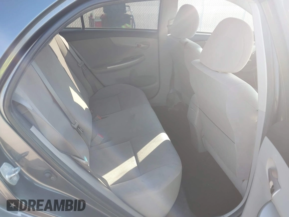 2011 Toyota Corolla L with VIN JTDBU4EE2BJ102986, listed as a IAAI auction lot 41589140 with 1 mi miles. Bid and sale history available at carsss.com. Image 8.