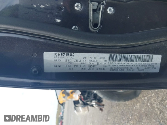 2017 Dodge Journey SXT with VIN 3C4PDDBG5HT618563, listed as a IAAI auction lot 42015188 with 104,747 mi miles and . Bid and sale history available at DreamBid. Image 9.