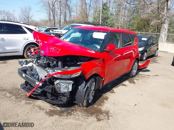 2020 Kia Soul LX with VIN KNDJ23AU0L7054511, listed as a IAAI auction lot 41659099 with 6,380 mi miles. Bid and sale history available at carsss.com. Image 18.