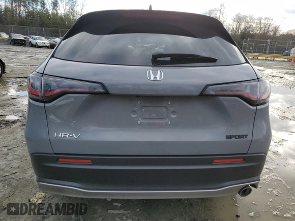 2024 Honda HR-V Sport with VIN 3CZRZ2H51RM759334, listed as a Copart auction lot 87272894 with 21,509 mi miles and Salvage title. Bid and sale history available at DreamBid. Image 6.