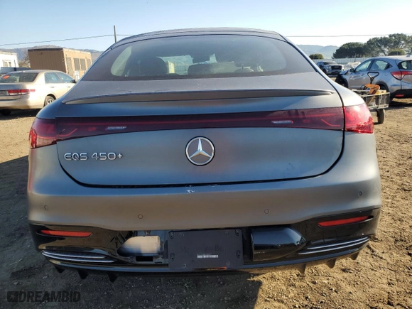 2022 Mercedes-Benz EQS with VIN W1KCG2DB0NA008557, listed as a Copart auction lot 42985905 with NaN miles and Salvage Title. Bid and sale history available at carsss.com. Image 6.