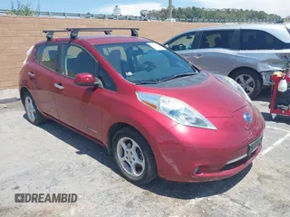 2013 Nissan LEAF SL with VIN 1N4AZ0CP3DC403872, listed as a IAAI auction lot 41669356 with 65,955 mi miles. Bid and sale history available at carsss.com. Image 1.