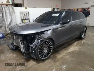 2018 Land Rover Range Rover Velar R-Dynamic HSE with VIN SALYM2RV6JA730596, listed as a Copart auction lot 77860454 with 74,078 mi miles and Salvage Title. Bid and sale history available at carsss.com. Image 1.