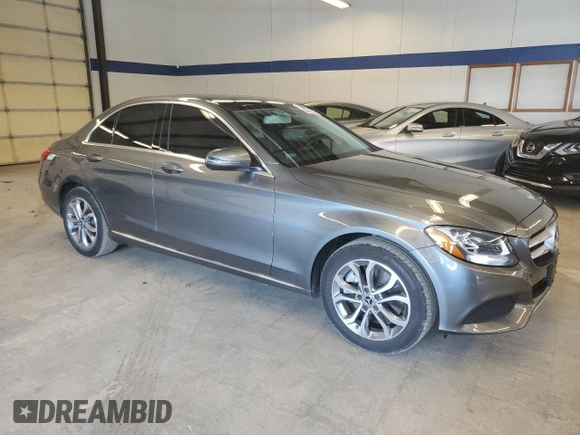 2017 Mercedes-Benz C 300 with VIN 55SWF4KB4HU231798, listed as a Copart auction lot 53891885 with 31,693 mi miles and Clean Title. Bid and sale history available at carsss.com. Image 4.