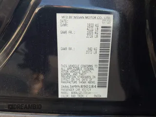 2015 Nissan Altima S with VIN 1N4AL3AP9FN890184, listed as a IAAI auction lot 42130699 with 149,679 mi miles and . Bid and sale history available at carsss.com. Image 9.