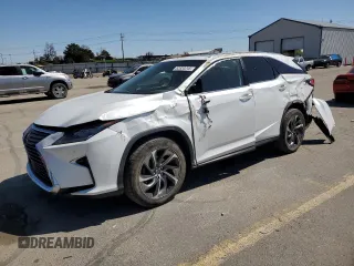 2019 Lexus RX 350L Premium with VIN JTJDZKCA2K2016146, listed as a Copart auction lot 52820245 with 88,401 mi miles and Salvage title. Bid and sale history available at DreamBid. Image 1.