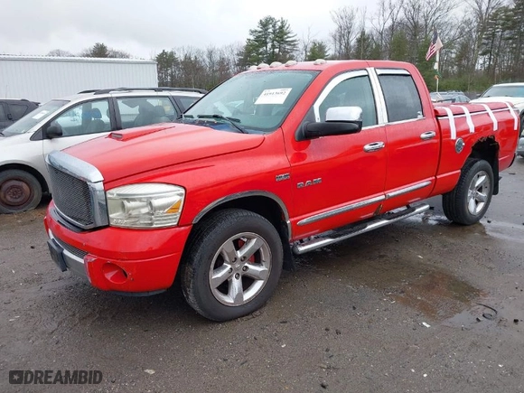 2008 Dodge Ram 1500 SLT with VIN 1D7HU18248J233216, listed as a IAAI auction lot 41913692 with 196,953 mi miles. Bid and sale history available at carsss.com. Image 2.