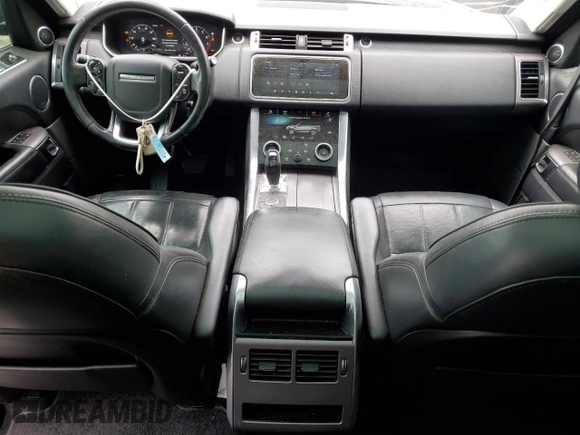 2019 Land Rover Range Rover Sport HSE with VIN SALWR2RV9KA420677, listed as a Copart auction lot 49412085 with 137,840 mi miles and Salvage Title. Bid and sale history available at DreamBid. Image 8.