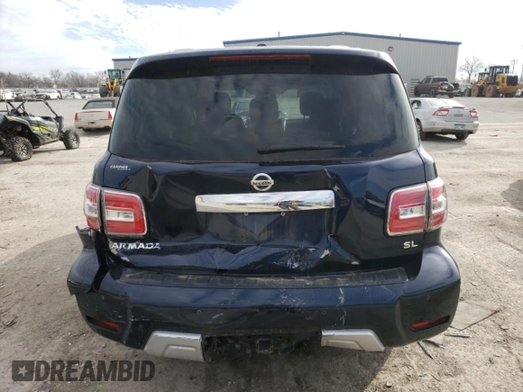 2018 Nissan Armada SV with VIN JN8AY2NC0J9555110, listed as a Copart auction lot 39994633 with 30,721 mi miles. Bid and sale history available at carsss.com. Image 6.