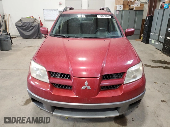 2005 Mitsubishi Outlander LS z VIN JA4LZ31F65U602175, wystawiony jako Copart lot #79650004 z przebiegiem 239 367 mil mil oraz Szkoda całkowita • Salvage title. Historia ofert i sprzedaży dostępna na DreamBid. Obrazek 5.