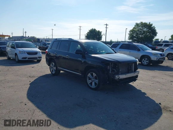 2012 Toyota Highlander Limited z VIN 5TDDK3EH2CS114949, wystawiony jako IAAI lot #42653088 z przebiegiem 133 231 mil mil oraz . Historia ofert i sprzedaży dostępna na DreamBid. Obrazek 1.