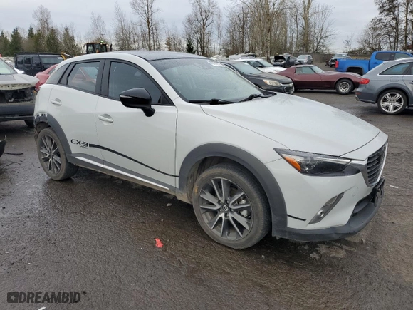 2016 Mazda CX-3 Grand Touring with VIN JM1DKBD71G0109267, listed as a Copart auction lot 49161615 with 38,178 mi miles and Salvage Title. Bid and sale history available at carsss.com. Image 4.
