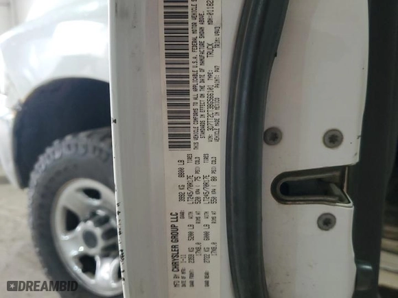 2011 Ram 2500 SLT with VIN 3D7TT2CT3BG566101, listed as a Copart auction lot 49774985 with 334,945 mi miles and Salvage Title. Bid and sale history available at carsss.com. Image 12.
