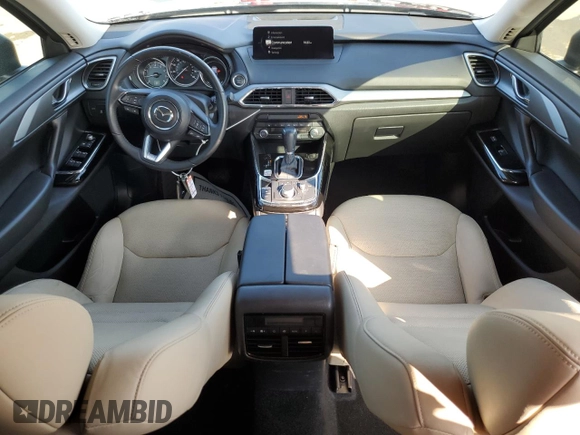 2021 Mazda CX-9 Touring with VIN JM3TCACY7M0505719, listed as a Copart auction lot 43405635 with 44,133 mi miles and Salvage Title. Bid and sale history available at carsss.com. Image 8.