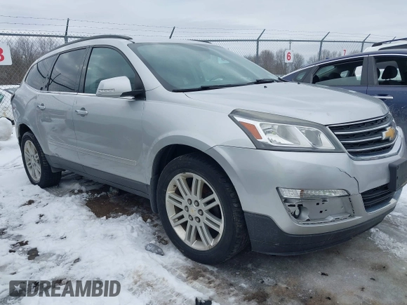 2015 Chevrolet Traverse LT with VIN 1GNKVGKD7FJ304682, listed as a IAAI auction lot 41697973 with 185,891 mi miles and . Bid and sale history available at DreamBid. Image 1.