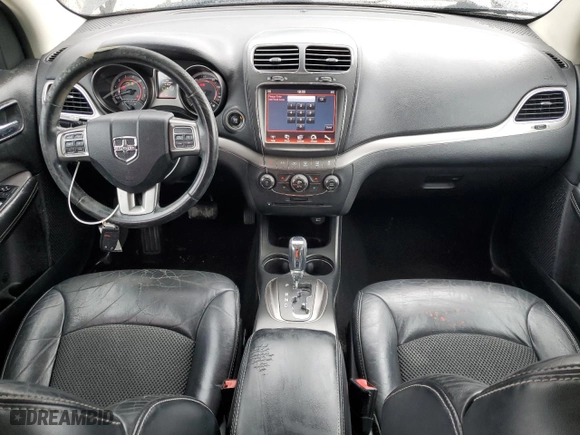 2015 Dodge Journey Crossroad with VIN 3C4PDCGBXFT588044, listed as a Copart auction lot 46662825 with 143,328 mi miles and Salvage Title. Bid and sale history available at carsss.com. Image 8.
