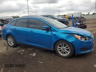 2017 Ford Focus SE с VIN 1FADP3F29HL222088, выставлен на аукционе Copart как лот 58585065 с пробегом 125 896 миль миль и Списание • Salvage title. История ставок и продаж доступна на DreamBid. Изображение 4.