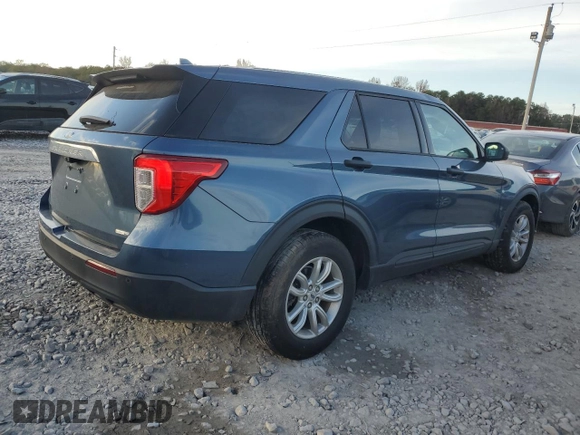 2020 Ford Explorer with VIN 1FMSK8BH9LGB76945, listed as a Copart auction lot 83568874 with 83,616 mi miles and Salvage Title. Bid and sale history available at carsss.com. Image 3.