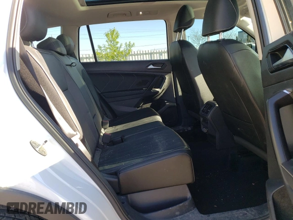 2022 Volkswagen Tiguan SE with VIN 3VV2B7AX9NM127634, listed as a Copart auction lot 55668325 with 47,734 mi miles and Salvage title. Bid and sale history available at DreamBid. Image 11.