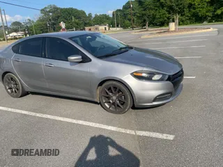 2016 Dodge Dart SE with VIN 1C3CDFAA2GD606340, listed as a Copart auction lot 55352025 with 123,161 mi miles and Clean Title. Bid and sale history available at carsss.com. Image 1.