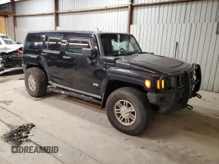 2007 Hummer H3 SUV with VIN 5GTDN13E478237997, listed as a Copart auction lot 77562024 with 171,799 mi miles and Salvage Title. Bid and sale history available at carsss.com. Image 4.