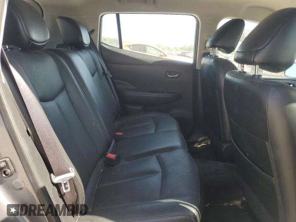 2015 Nissan LEAF S with VIN 1N4AZ0CP7FC305804, listed as a Copart auction lot 61262525 with 68,724 mi miles and Salvage title. Bid and sale history available at DreamBid. Image 10.