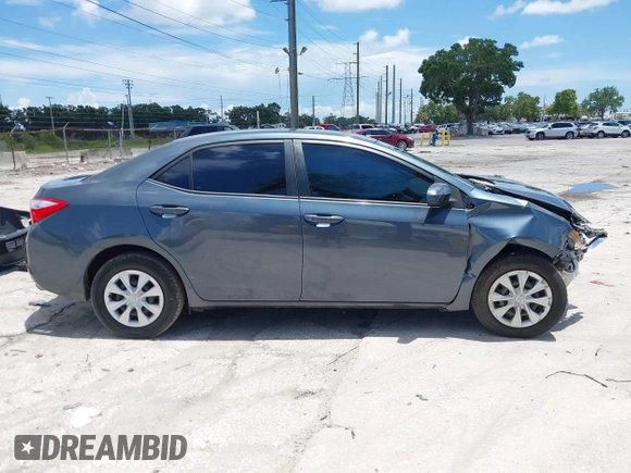 2016 Toyota Corolla L with VIN 2T1BURHE7GC630647, listed as a IAAI auction lot 42483823 with 57,138 mi miles and . Bid and sale history available at DreamBid. Image 14.