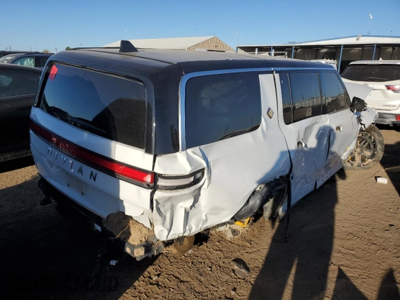 2023 Rivian R1S Launch Edition with VIN 7PDSGABL3PN003708, listed as a Copart auction lot 71564604 with Not Provided miles and Salvage Title. Bid and sale history available at carsss.com. Image 3.