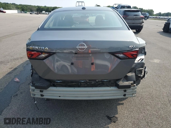 2024 Nissan Sentra SV with VIN 3N1AB8CV1RY319269, listed as a Copart auction lot 60719725 with 20,730 mi miles and Salvage title. Bid and sale history available at DreamBid. Image 6.