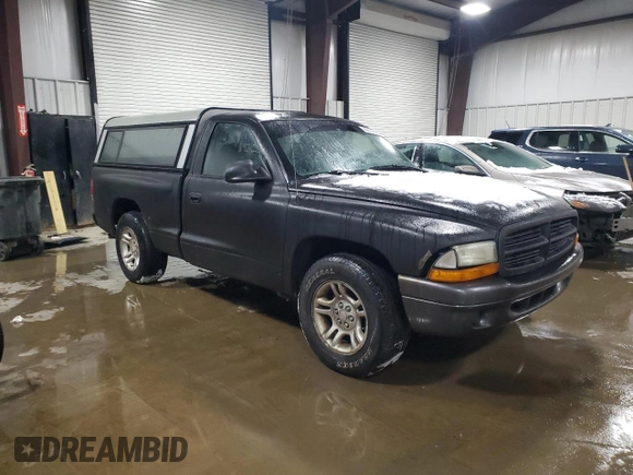 2002 Dodge Dakota with VIN 1B7FL16X32S557570, listed as a Copart auction lot 88974295 with 201,791 mi miles and Salvage Title. Bid and sale history available at carsss.com. Image 4.