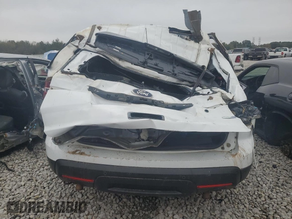 2015 Ford Utility Police Interceptor with VIN 1FM5K8AR4FGA04396, listed as a Copart auction lot 79493384 with 0 mi miles and Salvage Title. Bid and sale history available at carsss.com. Image 6.