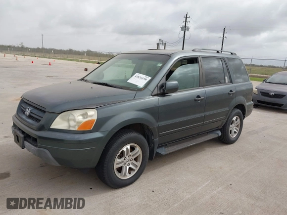 2003 Honda Pilot EX with VIN 2HKYF18403H596796, listed as a IAAI auction lot 41834198 with 159,006 mi miles. Bid and sale history available at carsss.com. Image 2.