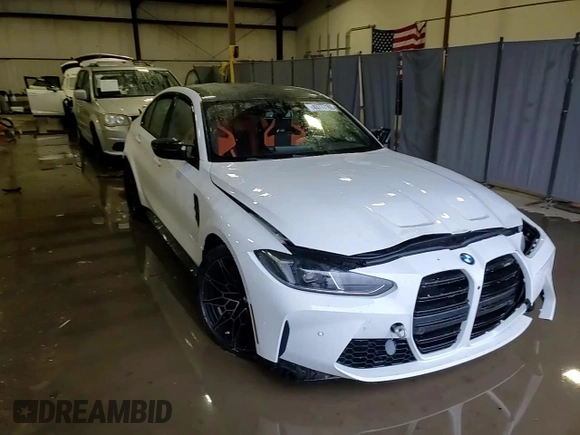 2025 BMW M3 Competition xDrive z VIN WBS33HJ03SFU35458, wystawiony jako Copart lot #43777165 z przebiegiem 231 mil mil oraz Szkoda całkowita • Salvage title. Historia ofert i sprzedaży dostępna na DreamBid. Obrazek 14.